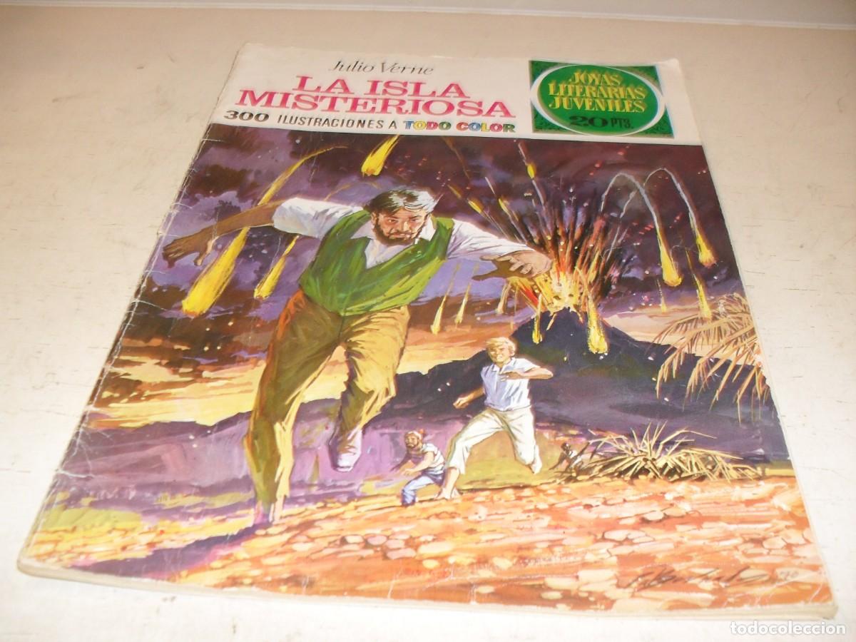 Livros de Banda Desenhada: JOYAS LITERARIAS JUVENILES N&ordm; 13,LA ISLA MISTERIOSA,DE JULIO VERNE,2&ordf;EDICION,BRUGUERA,1971