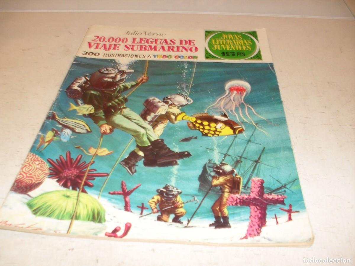 Livros de Banda Desenhada: JOYAS LITERARIAS JUVENILES N&ordm; 4,20.000 LEGUAS DE VIAJE SUBMARINO,JULIO VERNE,1&ordf;EDICION,BRUGUERA,1971