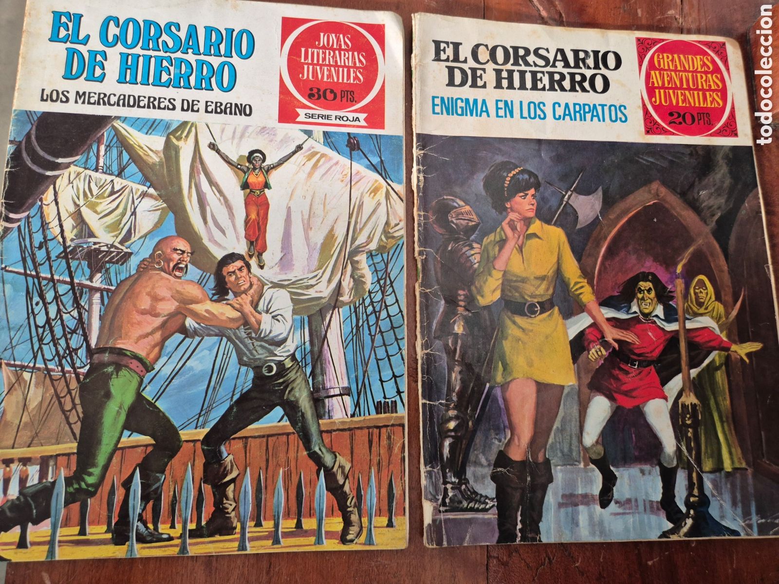 Livros de Banda Desenhada: EL CORSARIO DE HIERRO 5 NUMEROS GRANDES AVENTURAS JUVENILES