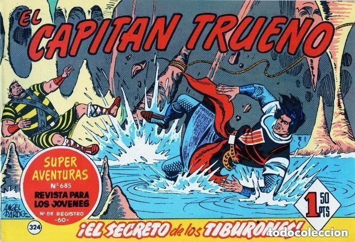 Livros de Banda Desenhada: EL CAPITAN TRUENO N&ordm; 324 (FACSIMIL) - BRUGUERA - MUY BUEN ESTADO - OFM16