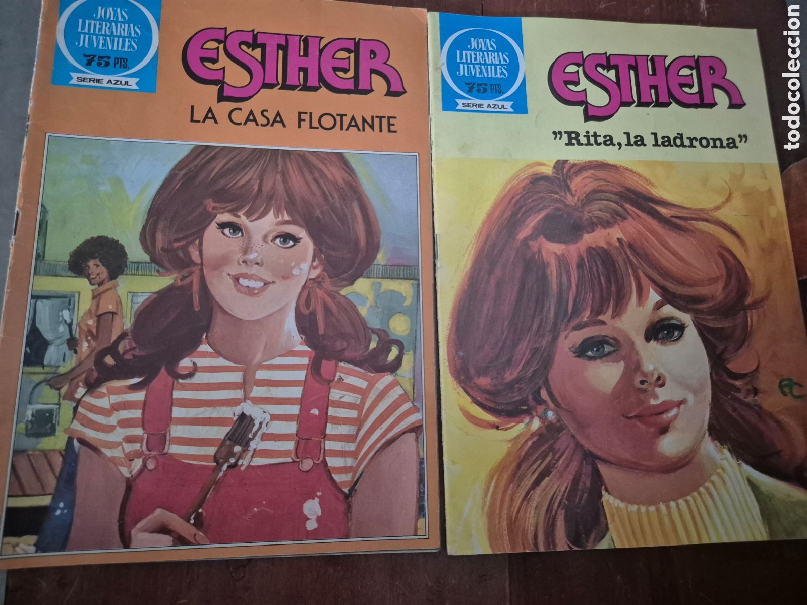 Tebeos: JOYAS LITERARIAS SERIE AZUL 5 TITULOS ESTHER EMMA TIO ARTHUR