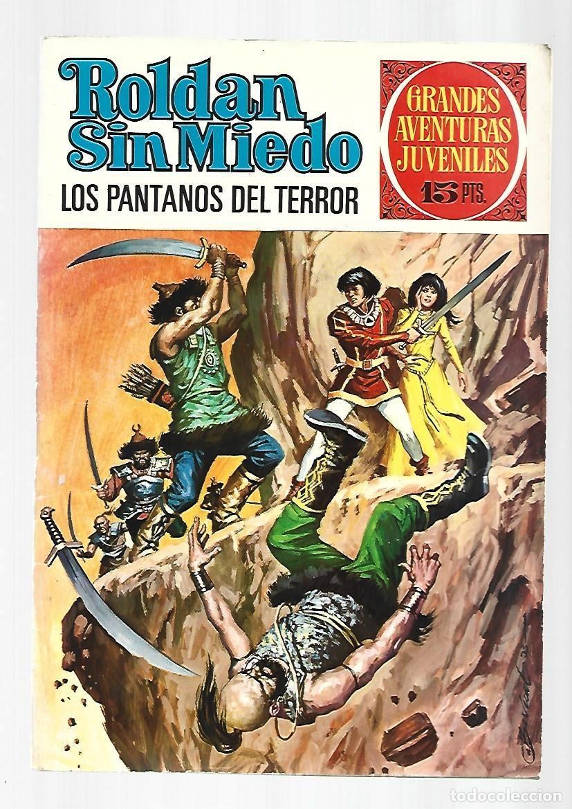 Tebeos: Roldan sin miedo: los pantanos del terror, 1973, Bruguera, primera edici&oacute;n, muy buen estado