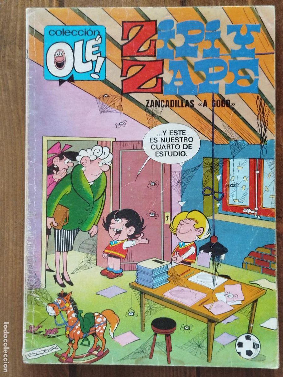 Tebeos: COLECCI&Oacute;N OLE N&ordm; 113 ZIPI Y ZAPE 1&ordf; ED. 1975 NUMERO EN LOMO BRUGUERA