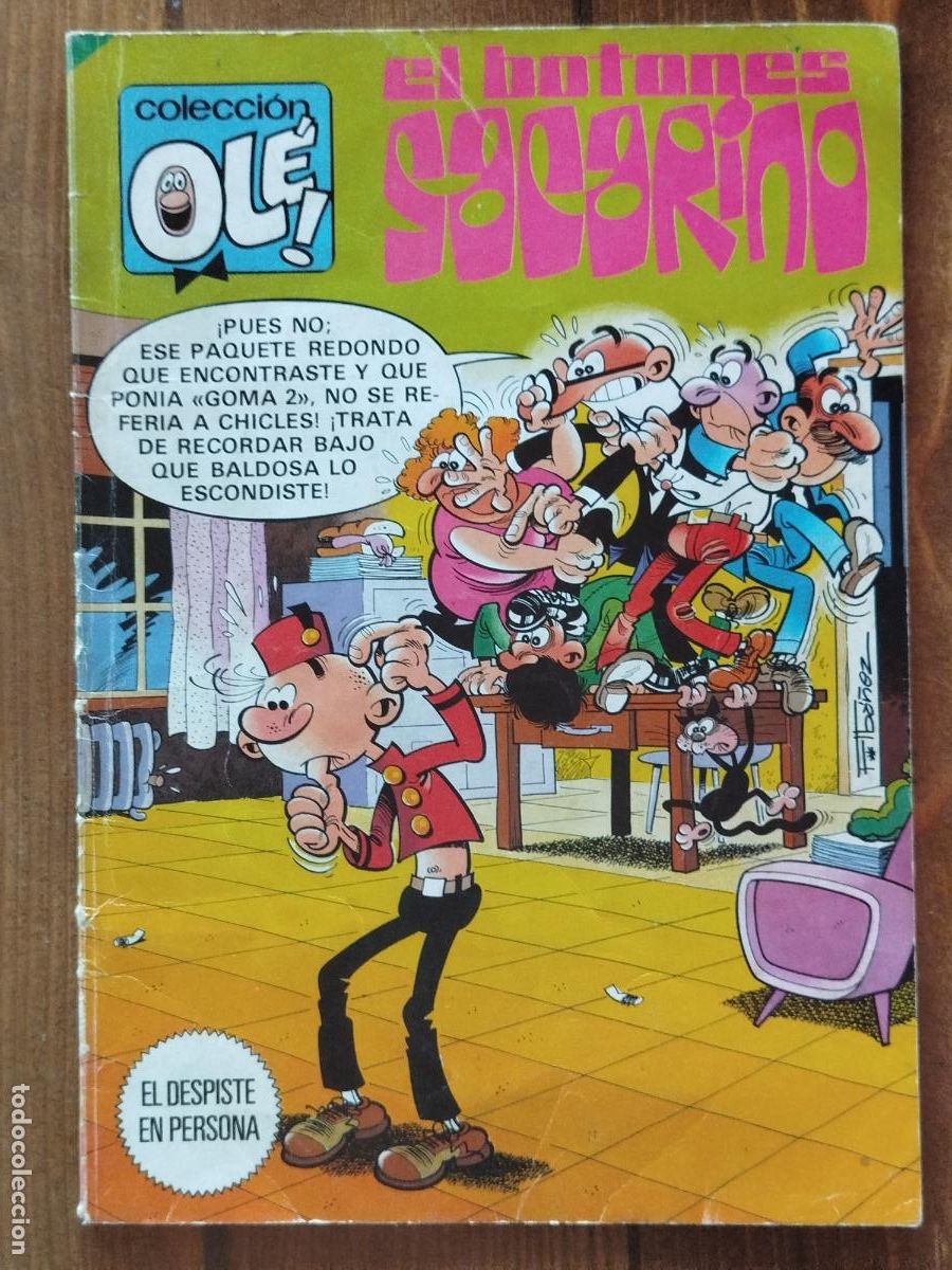 Tebeos: COLECCI&Oacute;N OLE N&ordm; 284 EL BOTONES SACARINO 1&ordf; ED. BRUGUERA