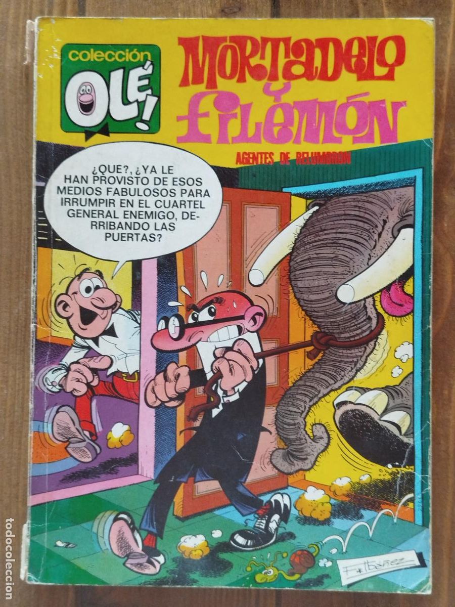 Tebeos: COLECCI&Oacute;N OLE N&ordm; 108 MORTADELO Y FILEMON 1&ordf; ED. BRUGUERA NUMERO EN LOMO