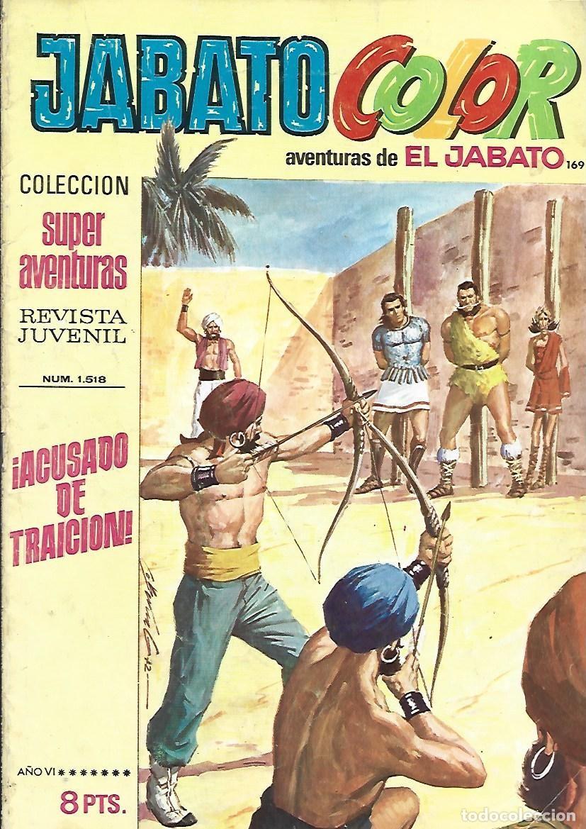 Tebeos: Jabato color, 169: acusado de traici&oacute;n, 1973, Bruguera, buen estado