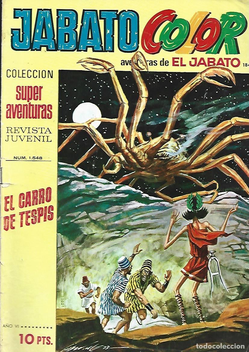 Tebeos: Jabato color, 184: el carro de Tespis, 1973, Bruguera,