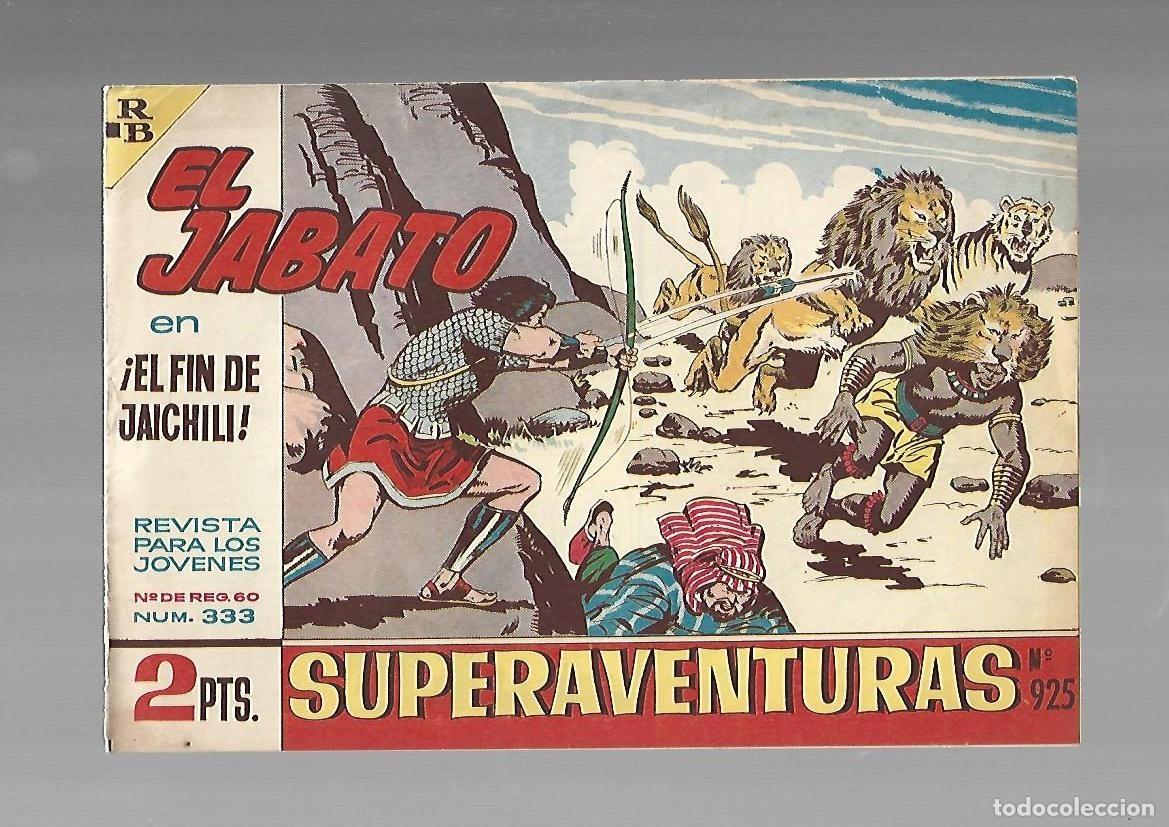 Tebeos: El Jabato, 333: el fin de Jaichili, 1965, Bruguera, muy buen estado