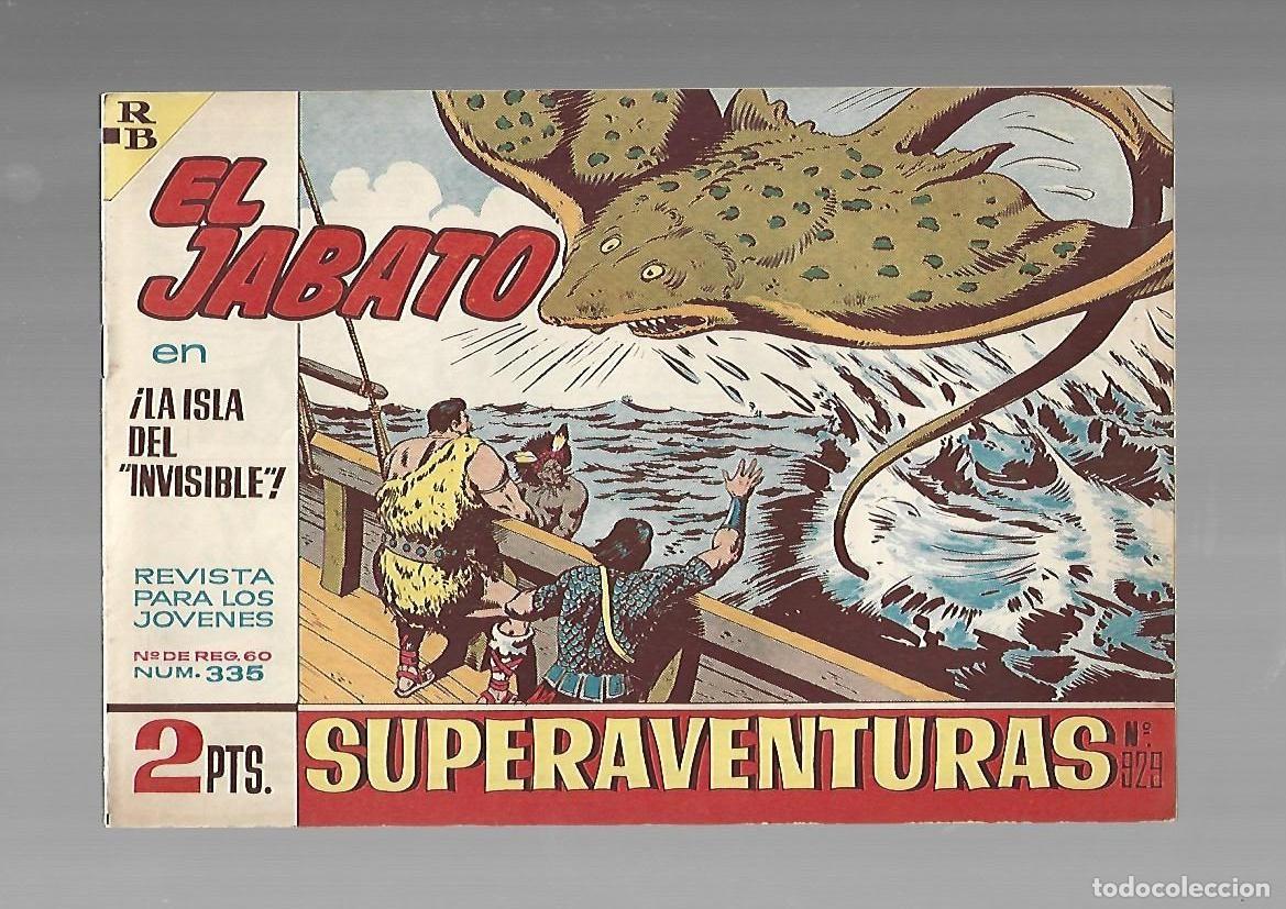 Tebeos: El Jabato, 335: la isla del invisible, 1965, Bruguera, muy buen estado