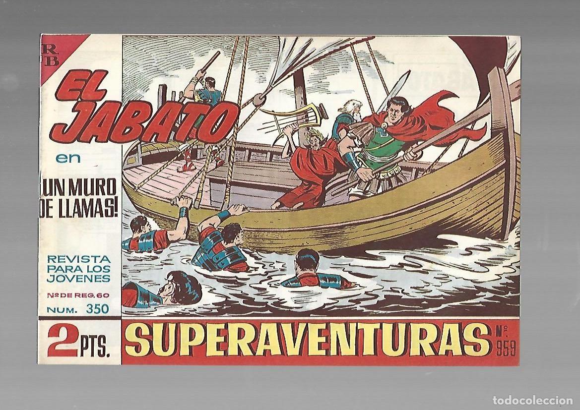 Tebeos: El Jabato, 350: un muro de llamas, 1965, Bruguera, muy buen estado