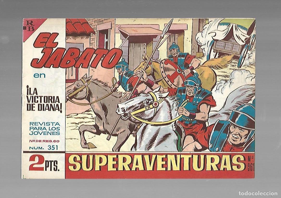 Tebeos: El Jabato, 351: la victoria de Diana, 1965, Bruguera, muy buen estado