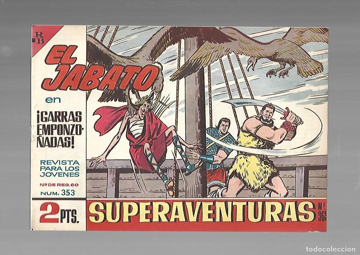 Tebeos: El Jabato, 353: garras emponzo&ntilde;adas, 1965, Bruguera, muy buen estado