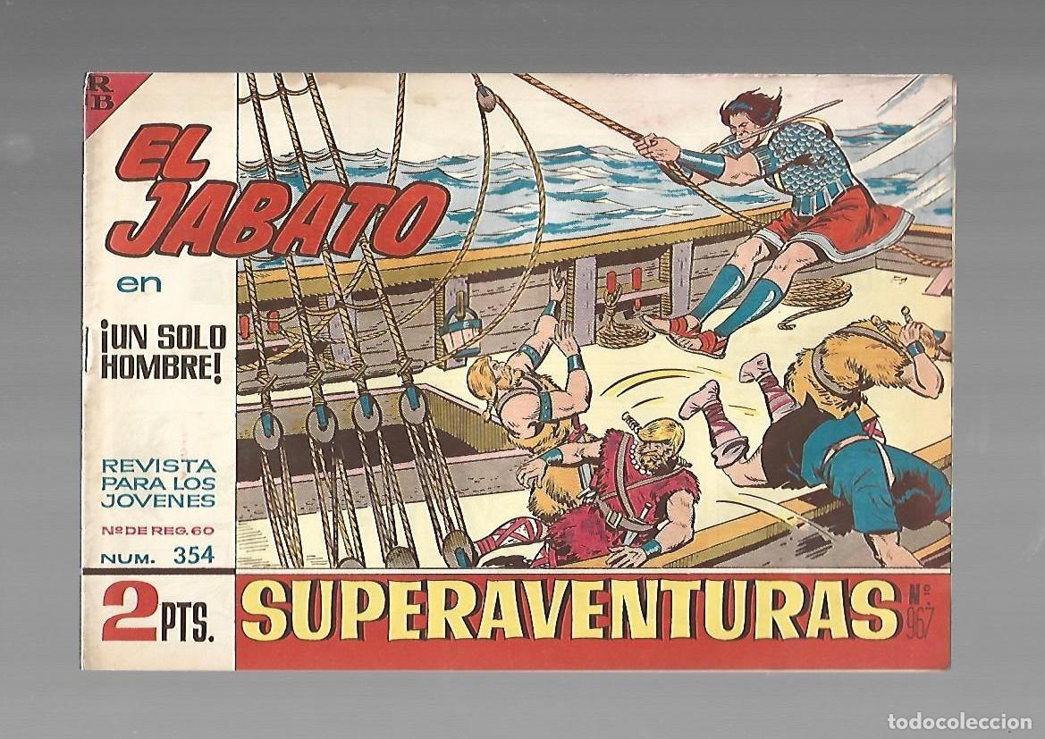 Tebeos: El Jabato, 354: un solo hombre, 1965, Bruguera, muy buen estado