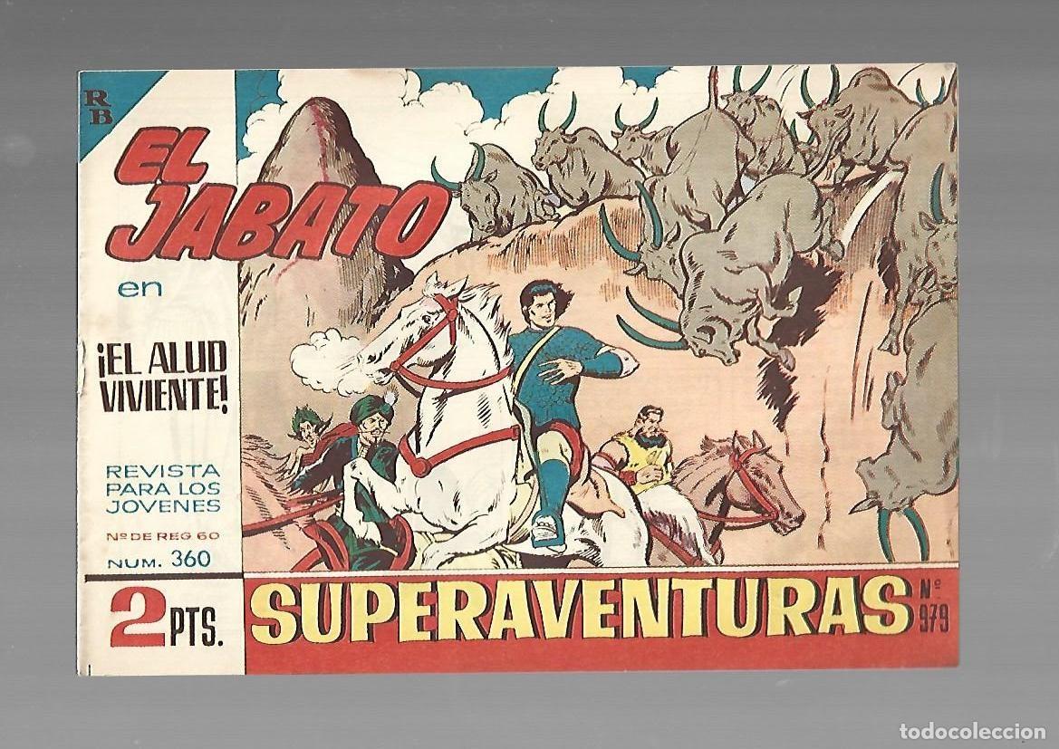 Tebeos: El Jabato, 360: el alud viviente, 1965, Bruguera, muy buen estado