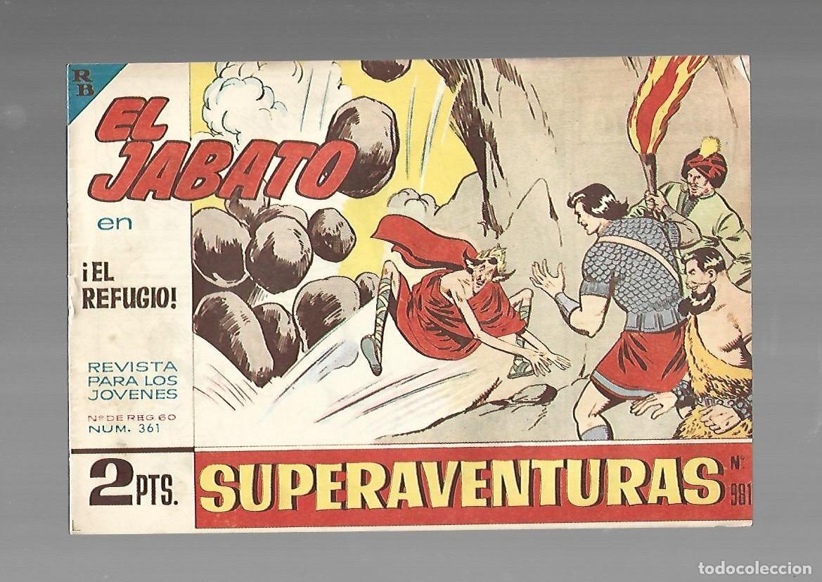 Tebeos: El Jabato, 361: el refugio, 1965, Bruguera, muy buen estado