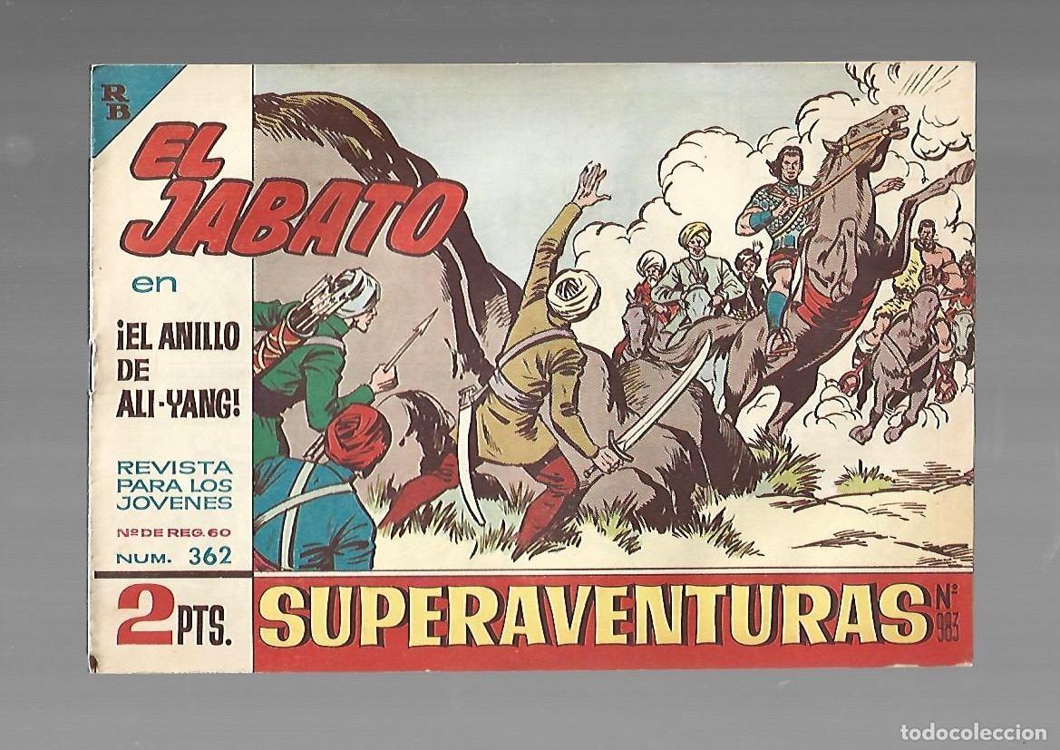 Tebeos: El Jabato, 362: el anillo de Ali-Yang, 1965, Bruguera, muy buen estado