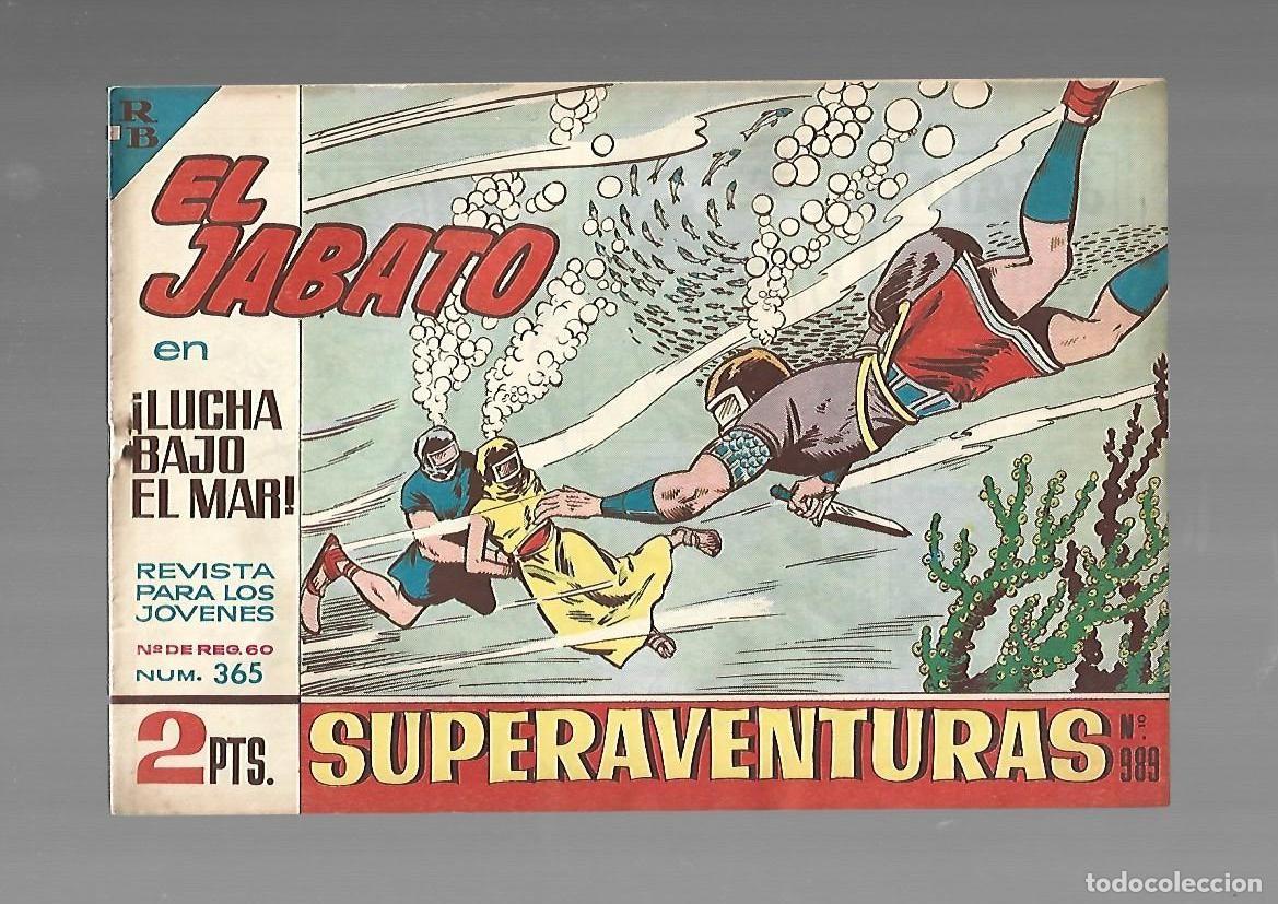 Tebeos: El Jabato, 365: lucha bajo el mar, 1965, Bruguera, muy buen estado