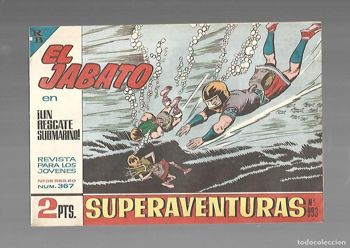 Tebeos: El Jabato, 367: un rescate submarino, 1965, Bruguera, muy buen estado