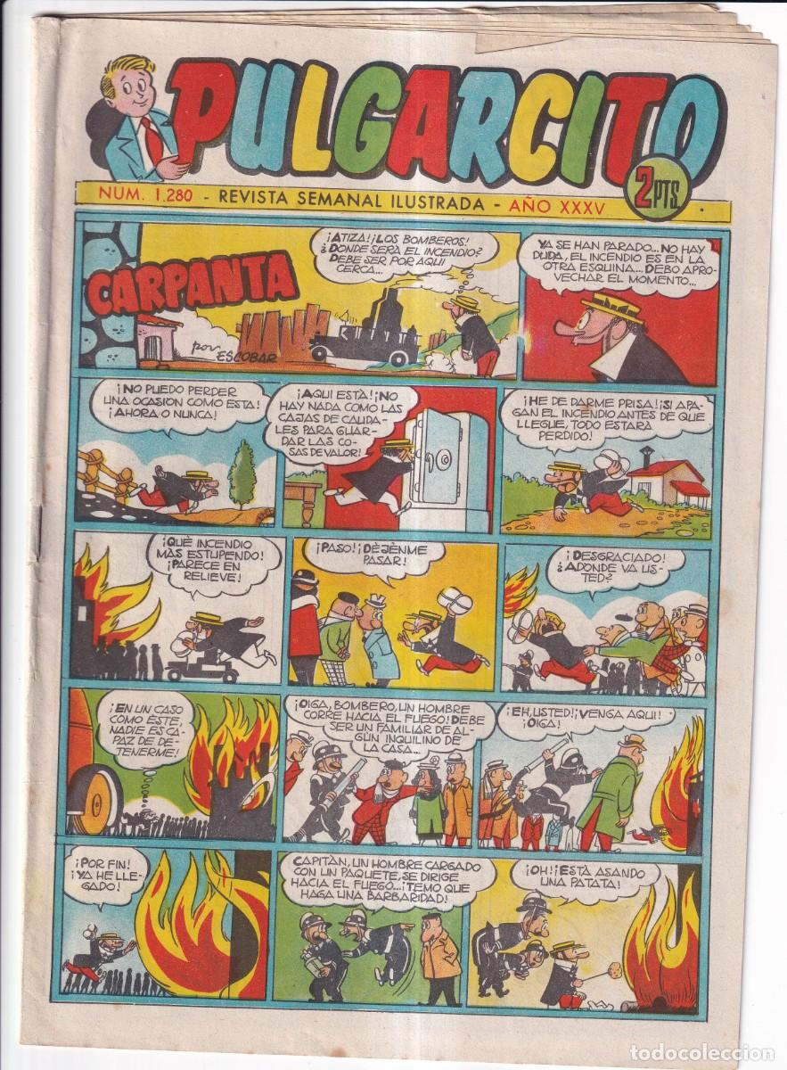 Tebeos: PULGARCITO : NUMERO 1280 .- EDITORIAL BRUGUERA