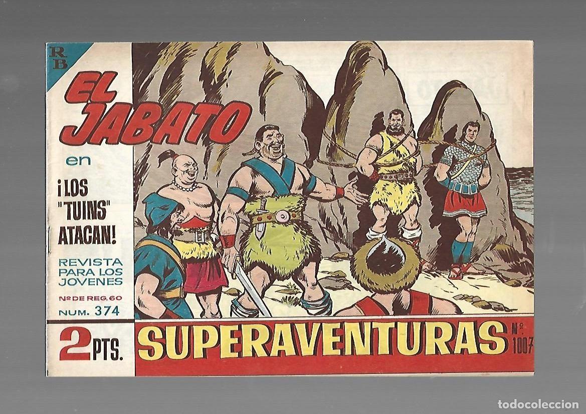 Tebeos: El Jabato, 374: los tuins atacan, 1965, Bruguera, muy buen estado