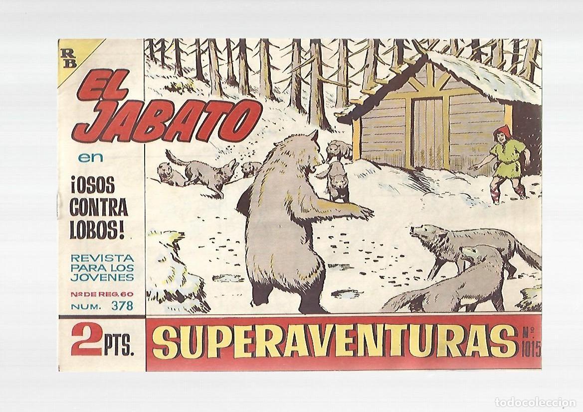 Tebeos: El Jabato, 378: osos contra lobos, 1966, Bruguera, muy buen estado