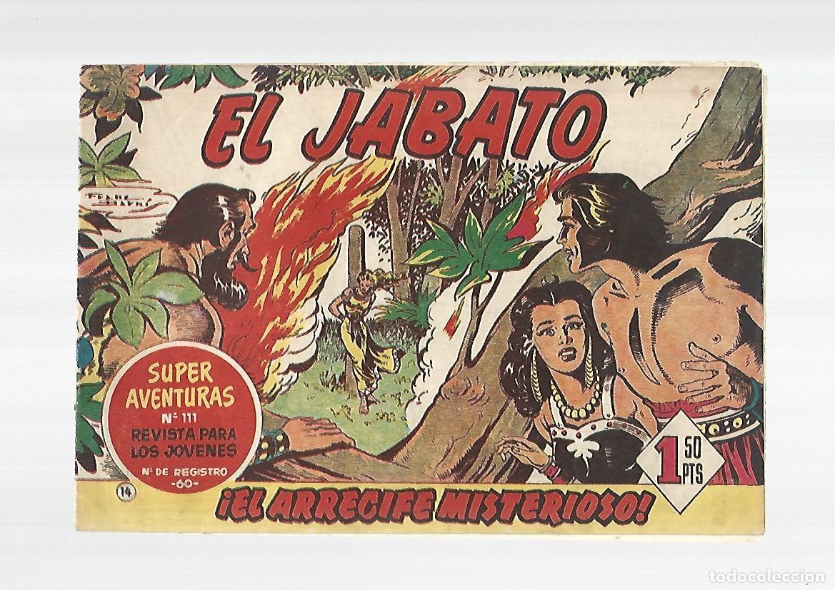 Tebeos: El Jabato, 14: el arrecife misterioso, 1959, Bruguera, muy buen estado