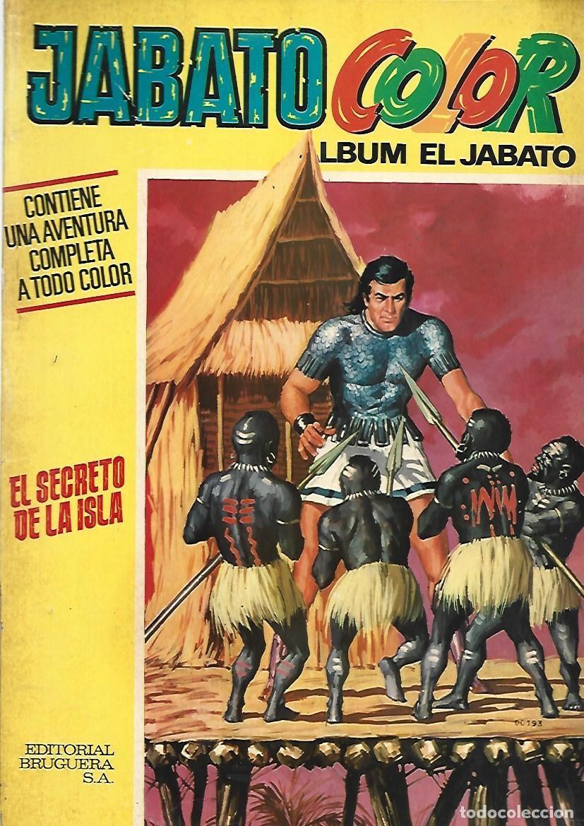 Tebeos: Jabato color, &aacute;lbum, 18: el secreto de la isla, 1971, Bruguera, muy buen estado