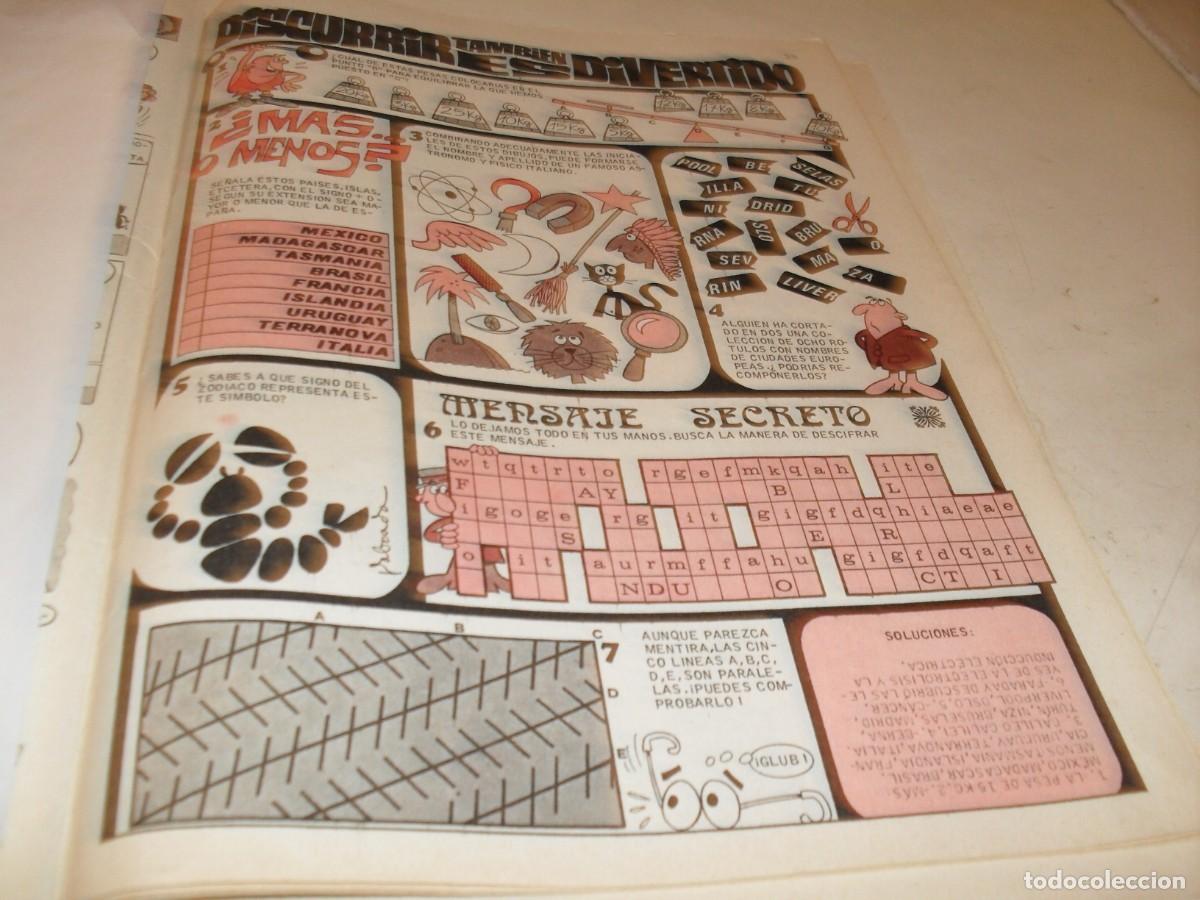 Tebeos: (REF 91),LAMINA HUMORISTICA DISCURRIR TAMBIEN ES DIVERTIDO+D&ordm; OPTIMO,DE ESCOBAR.BRUGUERA,1979