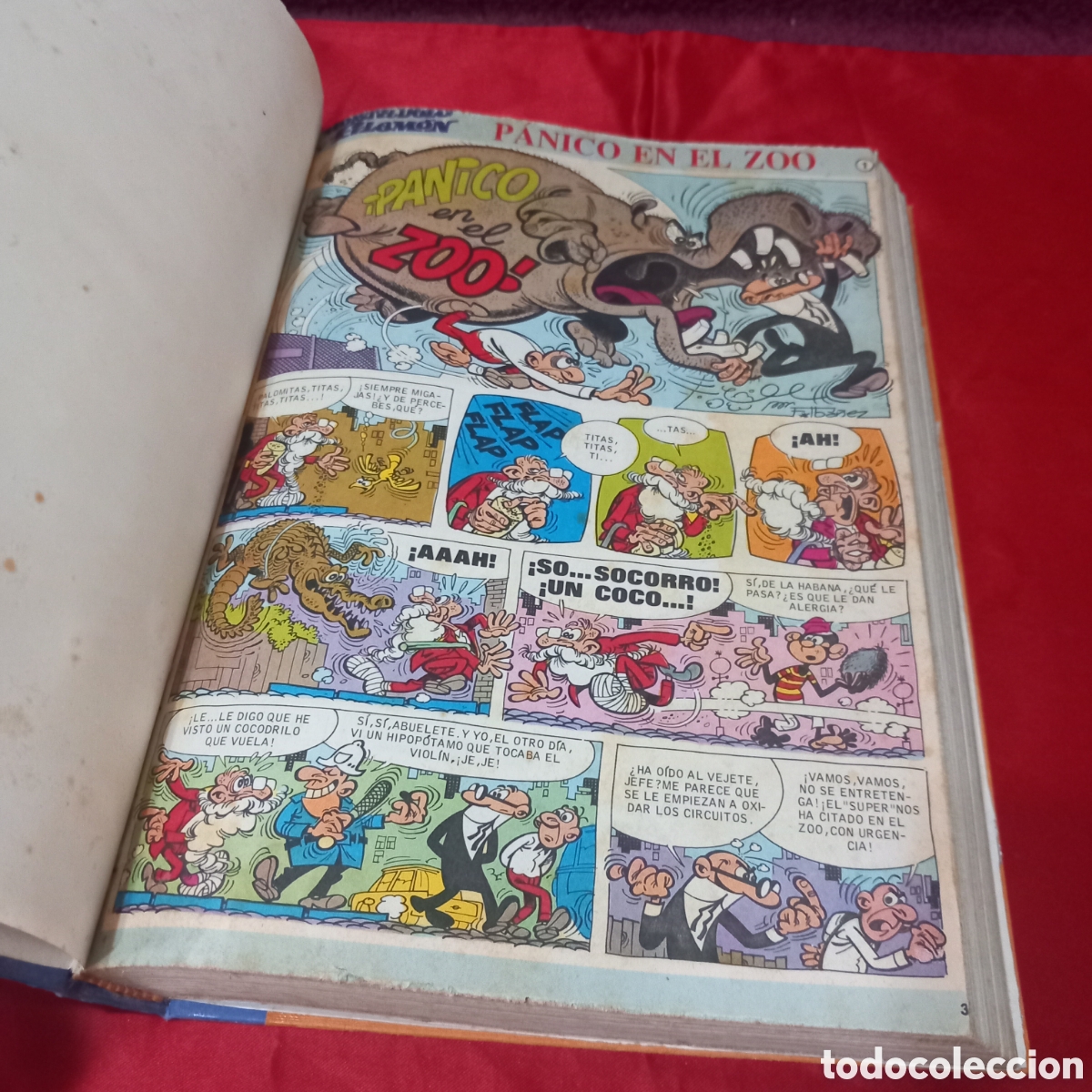 Tebeos: COMICS MORTADELO Y FILEMON+CAPITAN TRUENO +ZIPI Y ZAPE+BLUEBERRY+ROMPETECHOS+ANACLETO(TODO ENCUADER)