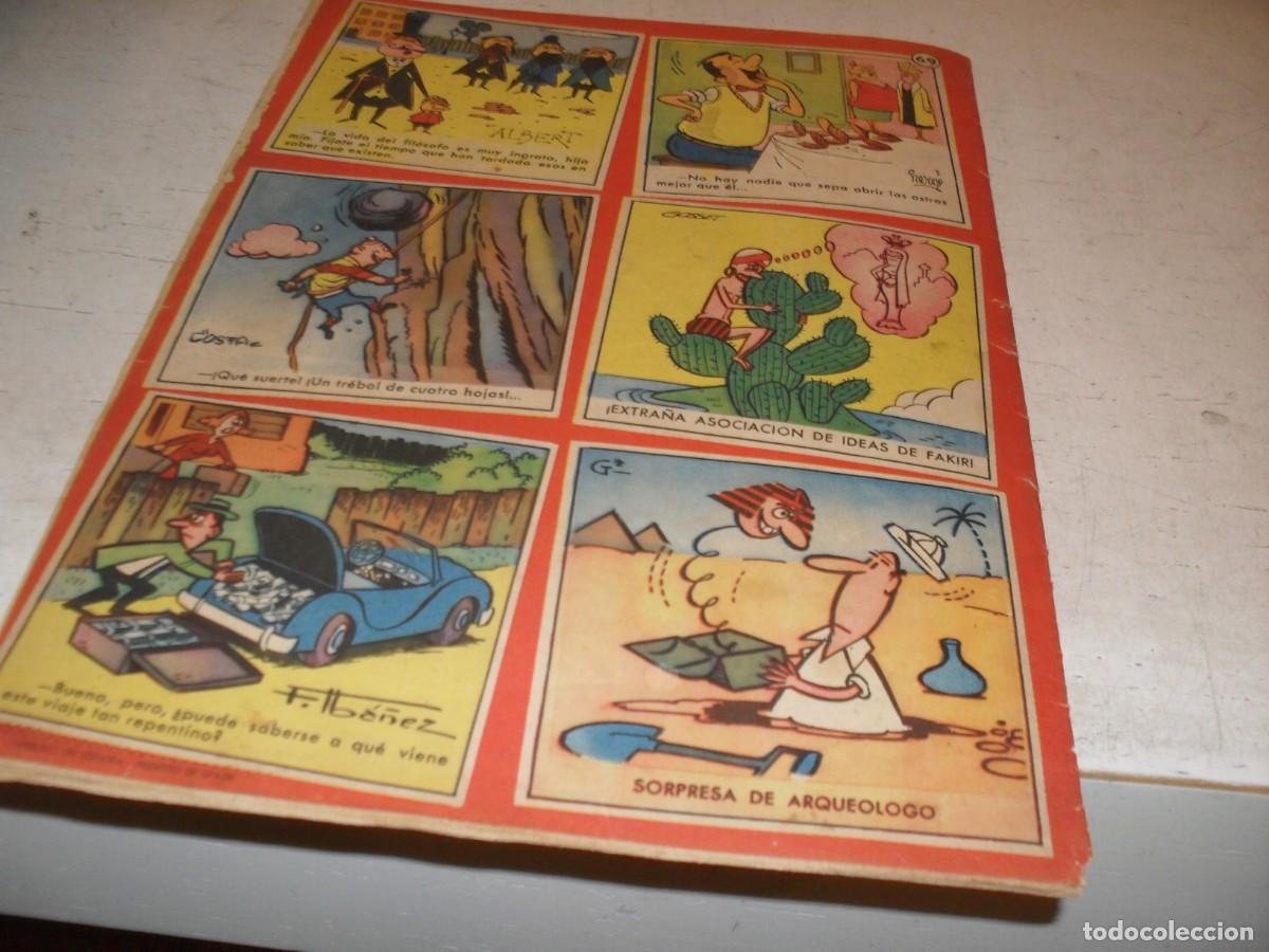 Tebeos: (REF.91),,LAMINA HUMORISTICA,CON SECCION DE CHISTES EN AMBAS CARAS.BRUGUERA,1956