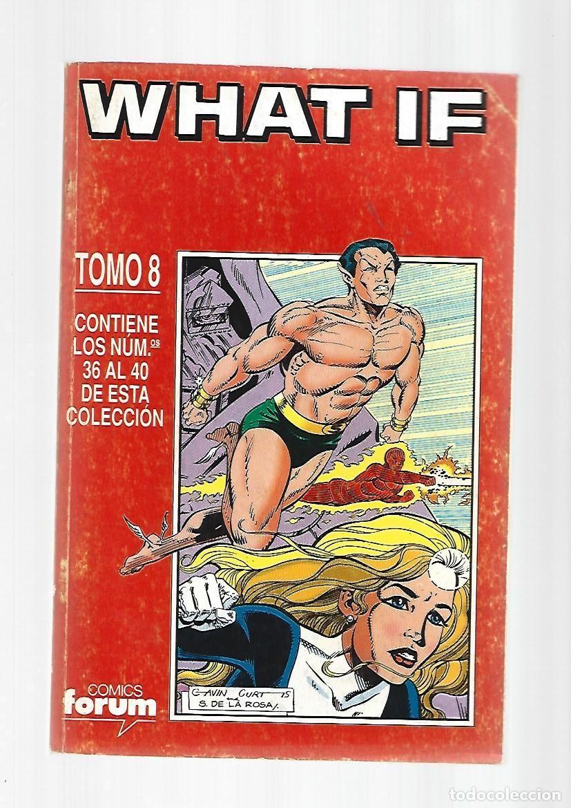 Tebeos: What If retapado 8 (36 al 40), 1992, Fotum, buen estado