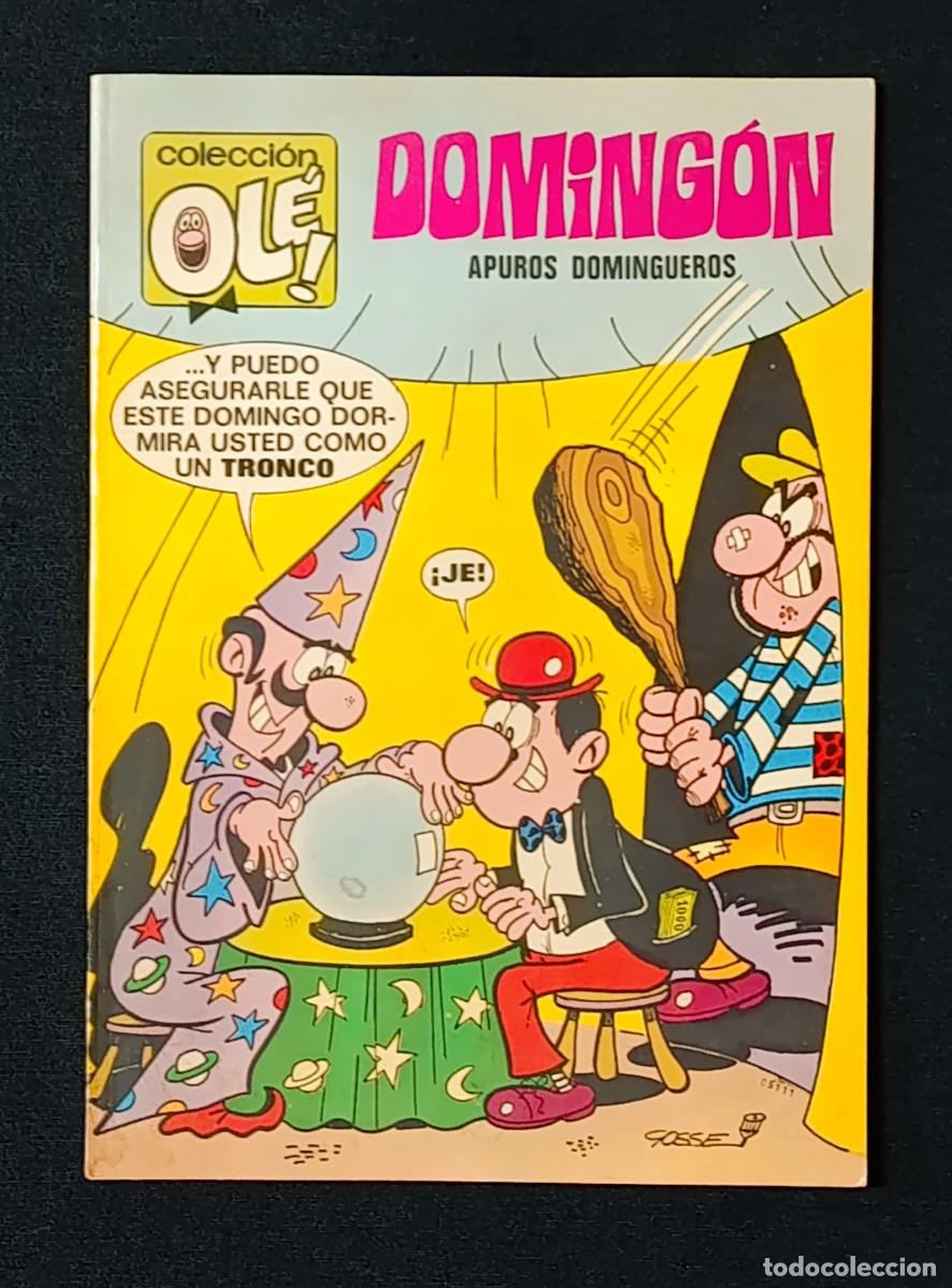 Tebeos: COLECCI&Oacute;N OLE, DOMING&Oacute;N, APUROS DOMINGUEROS, PRIMERA EDICI&Oacute;N, BRUGERA, A&Ntilde;O 1971, BUEN ESTADO.