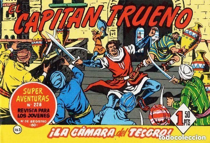Tebeos: EL CAPITAN TRUENO N&ordm; 163 (FACSIMIL) - BRUGUERA - MUY BUEN ESTADO - OFM16