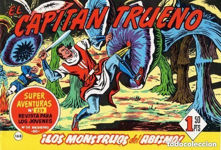 Tebeos: EL CAPITAN TRUENO N&ordm; 168 (FACSIMIL) - BRUGUERA - MUY BUEN ESTADO - OFM16