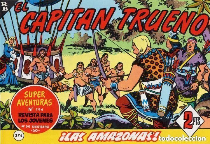 Tebeos: EL CAPITAN TRUENO N&ordm; 374 (FACSIMIL) - BRUGUERA - MUY BUEN ESTADO - OFM16