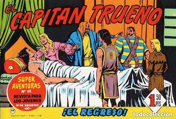Tebeos: EL CAPITAN TRUENO N&ordm; 99 (FACSIMIL) - BRUGUERA - MUY BUEN ESTADO - OFM16