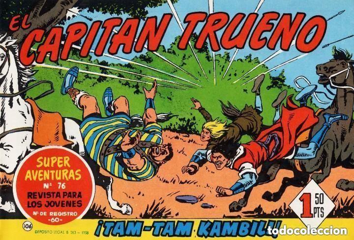 Tebeos: EL CAPITAN TRUENO N&ordm; 106 (FACSIMIL) - BRUGUERA - MUY BUEN ESTADO - OFM16