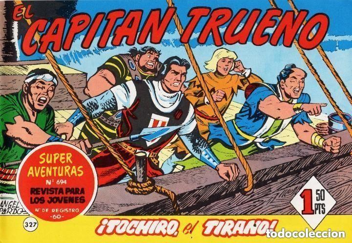 Livros de Banda Desenhada: EL CAPITAN TRUENO N&ordm; 327 (FACSIMIL) - BRUGUERA - MUY BUEN ESTADO - OFM16
