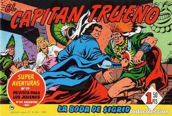 Livros de Banda Desenhada: EL CAPITAN TRUENO N&ordm; 94 (FACSIMIL) - BRUGUERA - MUY BUEN ESTADO - OFM16