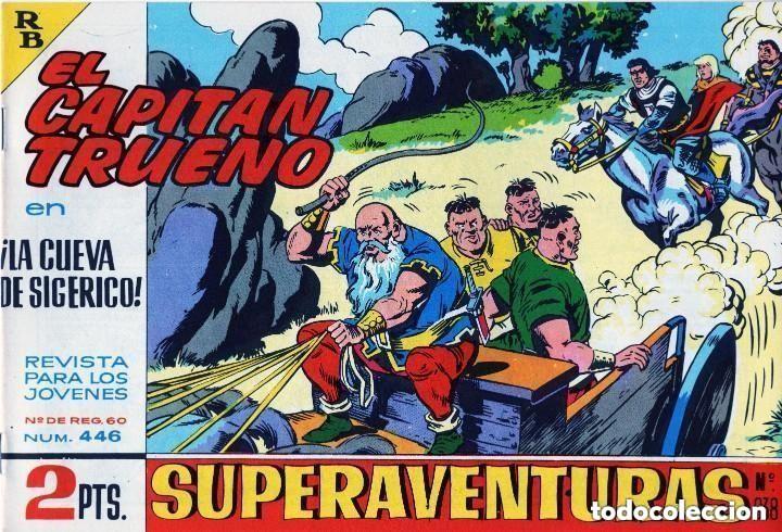 Tebeos: EL CAPITAN TRUENO N&ordm; 446 (FACSIMIL) - BRUGUERA - MUY BUEN ESTADO - OFM16