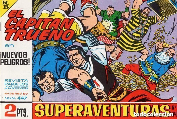 Giornalini: EL CAPITAN TRUENO N&ordm; 447 (FACSIMIL) - BRUGUERA - MUY BUEN ESTADO - OFM16