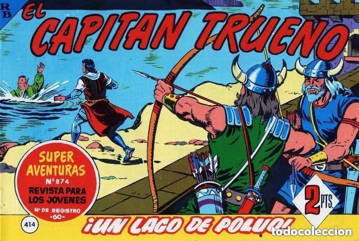 Comics: EL CAPITAN TRUENO N&ordm; 414 (FACSIMIL) - BRUGUERA - MUY BUEN ESTADO - OFM16