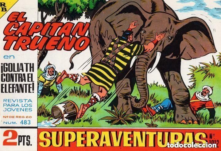 Tebeos: EL CAPITAN TRUENO N&ordm; 483 (FACSIMIL) - BRUGUERA - MUY BUEN ESTADO - OFM16