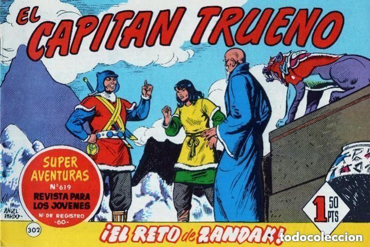 Livros de Banda Desenhada: EL CAPITAN TRUENO N&ordm; 302 (FACSIMIL) - BRUGUERA - MUY BUEN ESTADO - OFM16