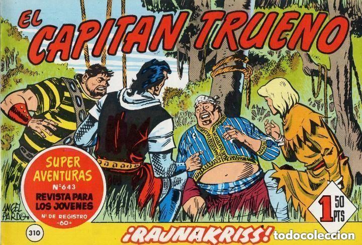 Livros de Banda Desenhada: EL CAPITAN TRUENO N&ordm; 310 (FACSIMIL) - BRUGUERA - MUY BUEN ESTADO - OFM16