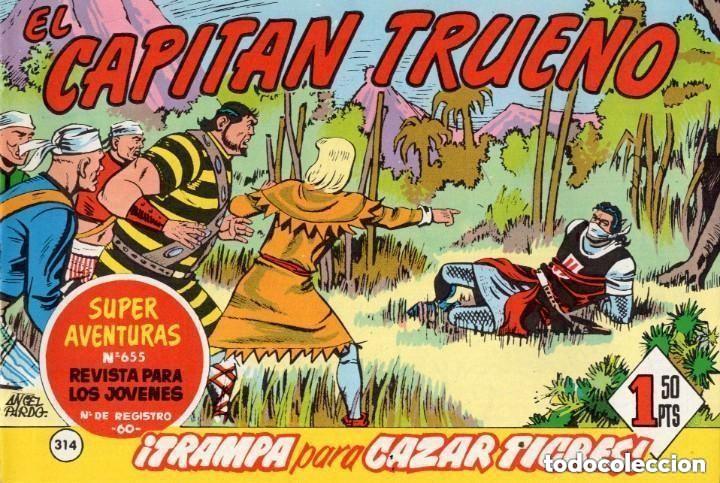 Tebeos: EL CAPITAN TRUENO N&ordm; 314 (FACSIMIL) - BRUGUERA - MUY BUEN ESTADO - OFM16
