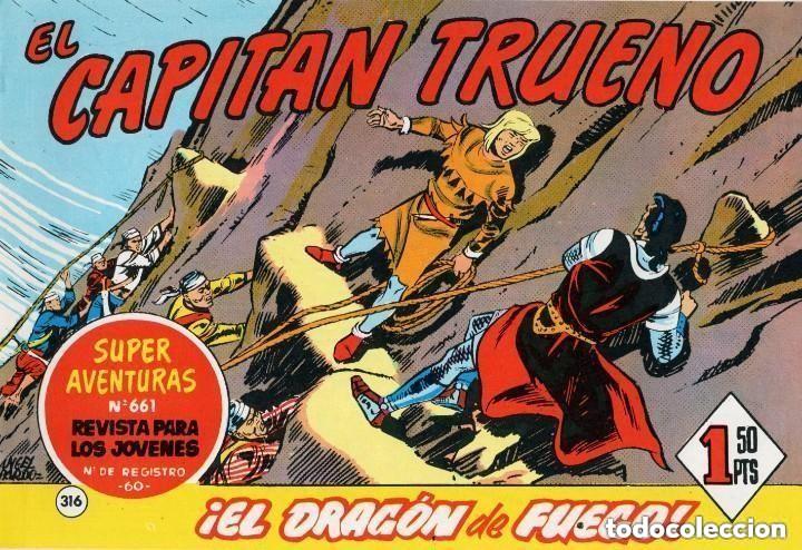 Tebeos: EL CAPITAN TRUENO N&ordm; 316 (FACSIMIL) - BRUGUERA - MUY BUEN ESTADO - OFM16