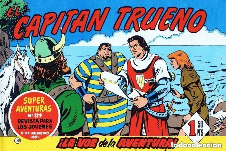 Giornalini: EL CAPITAN TRUENO N&ordm; 128 (FACSIMIL) - BRUGUERA - MUY BUEN ESTADO - OFM16