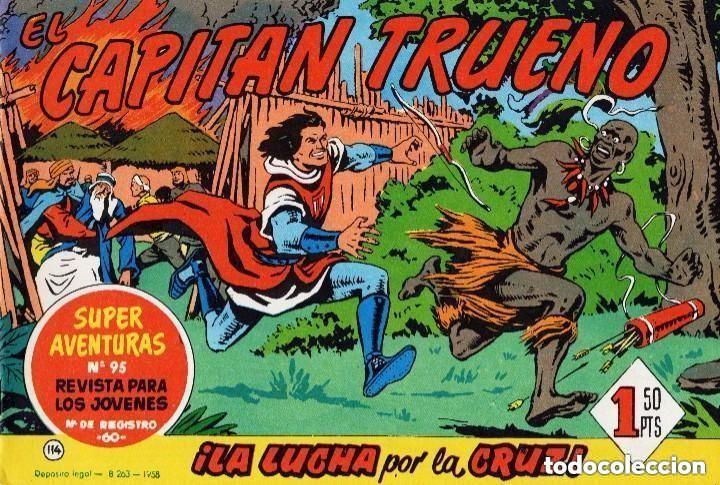 Comics: EL CAPITAN TRUENO N&ordm; 114 (FACSIMIL) - BRUGUERA - MUY BUEN ESTADO - OFM16