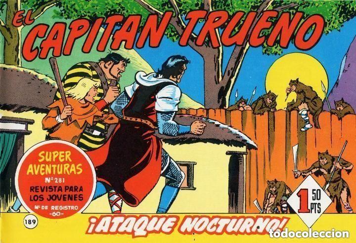 Comics: EL CAPITAN TRUENO N&ordm; 189 (FACSIMIL) - BRUGUERA - MUY BUEN ESTADO - OFM16